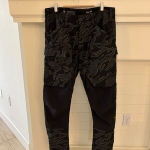 G-Star Black Gray Camo Utility Cargo Pants